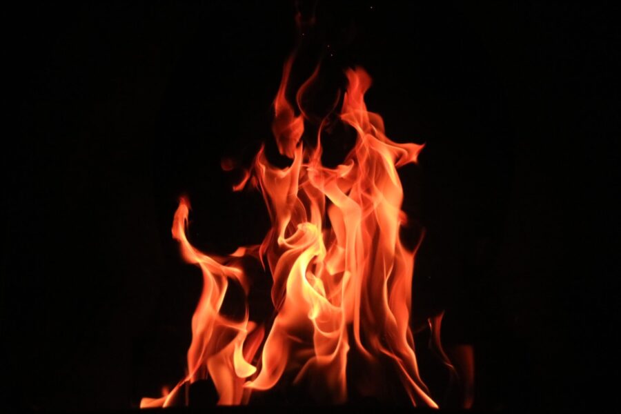 Teplota ohně